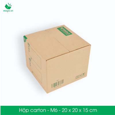 M6 - 20x20x15 cm -60 Thùng hộp carton