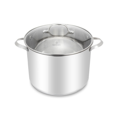 Nồi luộc gà inox 304 cao cấp 5 đáy Kalpen Lermat dung tích 12L/15L, bảo hành 5 năm chuẩn Đức