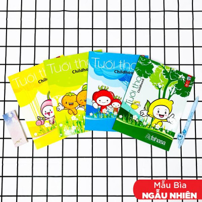 Combo 5 Tập Học Sinh 4 Ô Ly 100 Trang ĐL 80g/m2 - FAHASA (Mẫu Màu Giao Ngẫu Nhiên)