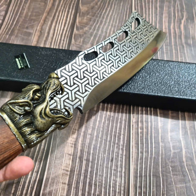 DAO BẾP , DAO CHẶT THÉP KHÔNG RỈ CAO CẤP MÃ A5 TR12 NTVN top