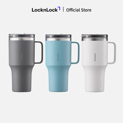 Ly Giữ Nhiệt LocknLock Metro King 820ml LHC4326, Hàng Chính Hãng, Nắp Trượt, Có Tay Cầm - JoyMall