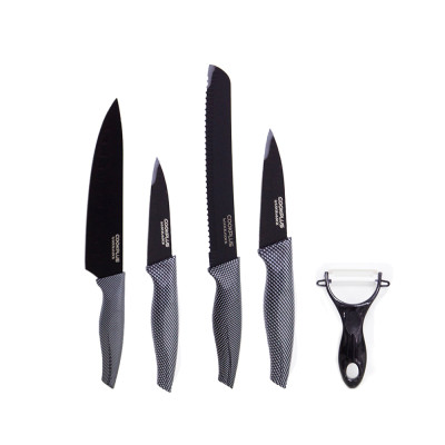 Bộ Dao Nhà Bếp 5 Món Cookplus Lock&Lock CKK101S5BLK