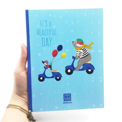 Vở Class Dreaming Bear - 4 Ô Ly Ngang (2mm) - 96 Trang - ĐL 70 (Mẫu Màu Giao Ngẫu Nhiên)