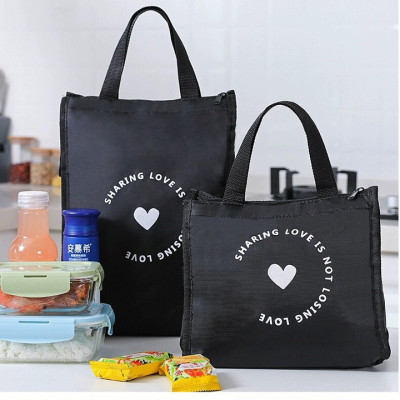 Túi Giữ Nhiệt Đựng Hộp Cơm Văn Phòng Hình Trụ Tui Giữ Nhiệt Vải Đựng Đồ Ăn Giao Hàng Có Khóa Kéo Giao Hoạ Tiết Ngẫu Nhiên