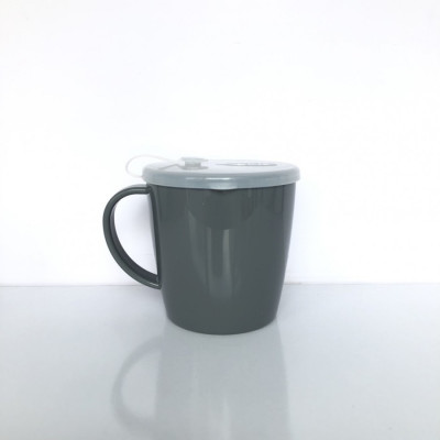 Cốc nhựa có nắp mềm Yamada 300ml, có quai cầm sử dụng được trong lò vi sóng - nội địa Nhật Bản