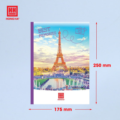 Lốc 10 quyển vở Hồng Hà 72 trang kẻ ngang 7mm Sao mai 1686 (Giao bìa ngẫu nhiên)