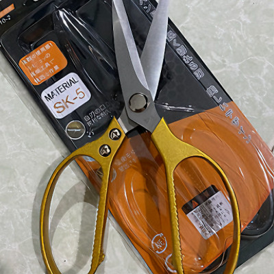 Kéo nhật KGSK5 nội địa siêu sắc, cắt gà, cắt vịt, thịt các loại đa năng, dễ tiện lợi inox304 - Hàng chính hãng