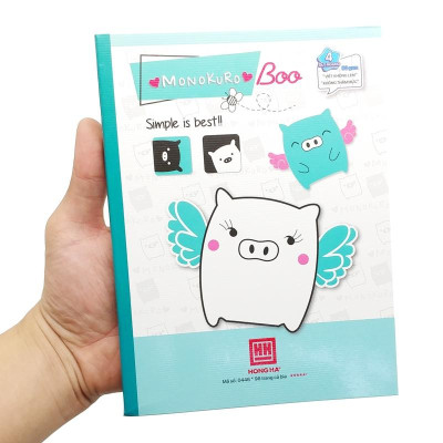 Combo 5 Vở 4 Ly Ngang 96 Trang 80gsm Class Heoboo - Hồng Hà 0446