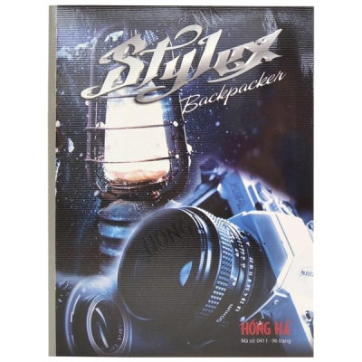 Vở Stylex 4 Ô Ly 96 Trang ĐL 70g/m2 - Hồng Hà 0411 (Mẫu Màu Giao Ngẫu Nhiên)