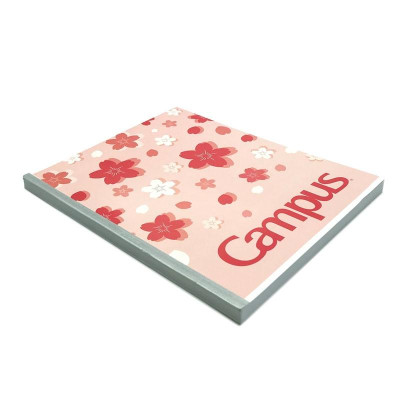 Vở Sakura A5 4 Ly Ngang 200 Trang ĐL 70g/m2 - Campus NB-ASKR200 - Màu Hồng Cam