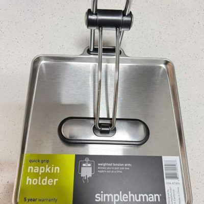 Chặn Giấy Ăn Simplehuman, Dụng Cụ Nhà Bếp Tiện Dụng, Chất Liệu Thép Không Gỉ Bền Đẹp, Nhập Đức Hàng chính hãng