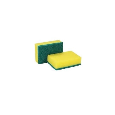 COMBO 2 Miếng Rửa Chén Bát Đĩa, Cọ Đa Năng 2 Mặt Xanh Vàng, Rửa Đánh Xoong Nồi Chảo, Sạch Sẽ, Tiện Dụng Nhà Bếp Gia Đình - TakyHome 5150set2