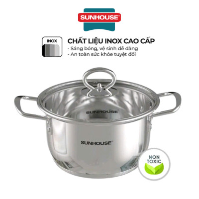 Nồi Inox 5 đáy Sunhouse SHG788-20 -24