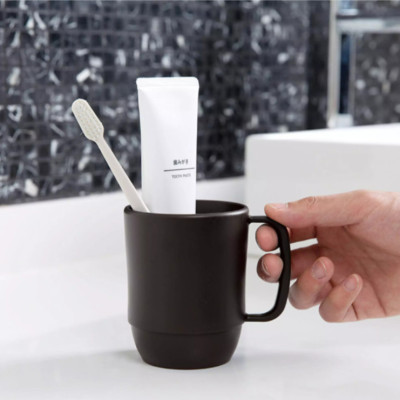 Combo Cốc nhựa uống nước Inomata cao cấp - Nâu nội địa Nhật Bản