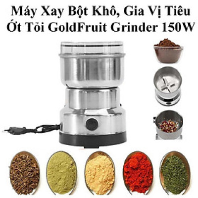 Máy Xay Bột Khô, Gia Vị Tiêu Ớt Tỏi Goldfruit Grinder 150W