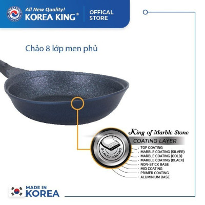 Chảo cạn Colormic Korea King KFP-30CI (size 30cm) - Hàng chính hãng
