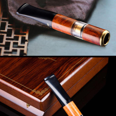 Tẩu Lọc Thuốc ZB 306 Cao Cấp Thân Gỗ (Giao Màu Ngẫu Nhiên)