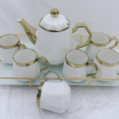 BỘ ẤM CHÉN KÈM KHAY PHA TRÀ CÀ PHÊ PHONG CÁCH BẮC ÂU HIỆN ĐẠI SANG TRỌNG - ANTH642