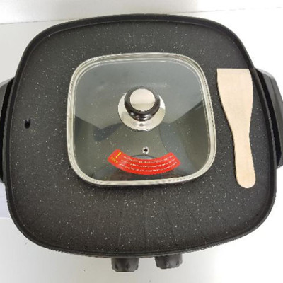 Nồi lẩu Nướng Vuông 2 trong 1 Đa Năng -Hàng chính hãng