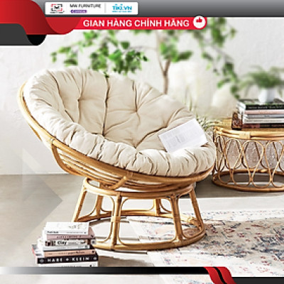 GHẾ MÂY PAPASAN KÈM ĐỆM - PAPASAN