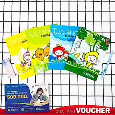 Combo 5 Tập Học Sinh 4 Ô Ly 100 Trang ĐL 80g/m2 - FAHASA (Mẫu Màu Giao Ngẫu Nhiên)