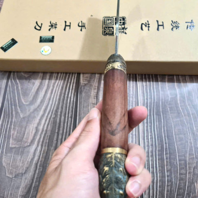 DAO BẾP - DAO THÁI CẮT HOA VĂN KHÂU ĐỒNG MÃ  A6 DT159 NT topcomshop vn