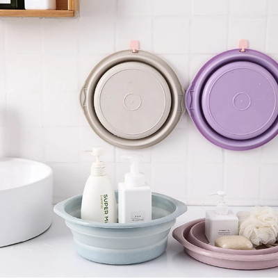 Thau, Chậu Nhựa Gấp Gọn Đa Năng Dùng Trong Bệnh Viện , Trường Học , Công Sở - Hàng chính hãng (Giao màu ngẫu nhiên)