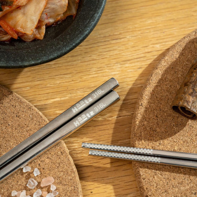 Bộ 10 đôi đũa inox 316L Hàn Quốc CIM316 bảo hành 24 tháng