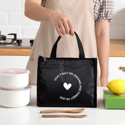 Túi Giữ Nhiệt Đựng Hộp Cơm Văn Phòng Hình Trụ Tui Giữ Nhiệt Vải Đựng Đồ Ăn Giao Hàng Có Khóa Kéo Giao Hoạ Tiết Ngẫu Nhiên