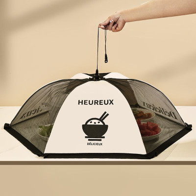 Lồng bàn gấp gọn đậy thức ăn, chất liệu vải polyester bền chắc kích thước 70cm, chống bụi , vô cùng tiện lợi