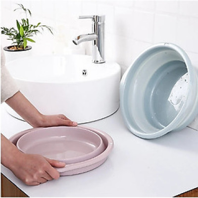 Thau, Chậu Nhựa Gấp Gọn Đa Năng Dùng Trong Bệnh Viện , Trường Học , Công Sở - Hàng chính hãng (Giao màu ngẫu nhiên)