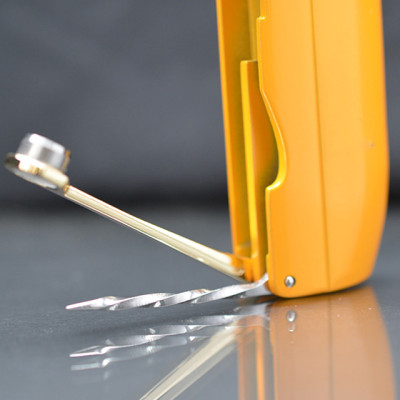 Bộ Set Phụ Kiện 2 Món  HB-422 Gồm Vỏ Hột Quẹt Bật Lửa Khò 2 Tia Đa Năng + Cắt Thiết Kế Sang Trọng Cao Cấp