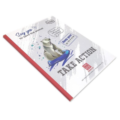 Vở Study Typography - Kẻ Ngang 80 Trang - Hồng Hà 1433 (Mẫu Màu Giao Ngẫu Nhiên)