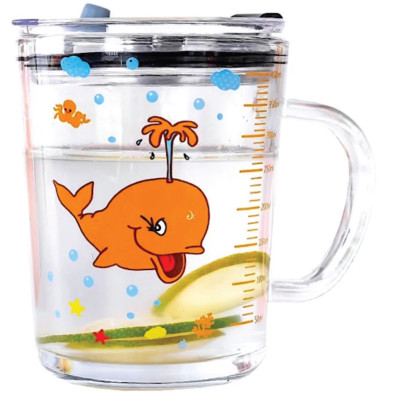 Ly Thuỷ Tinh có vạch chia ml, nắp đậy và ống hút