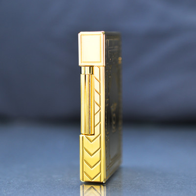 Vỏ Hột Quẹt Bật Lửa Upon Gas Đá D106V Họa Tiết Hoàng Gia Đẹp Độc Lạ - Dùng Gas Đá Cao Cấp
