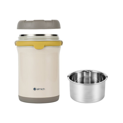 Bình đựng thức ăn giữ nhiệt inox 304 Elmich EL8310 dung tích 1.2L - Hàng Chính Hãng