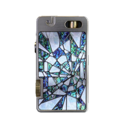 Hột Quẹt Bật Lửa Xăng Đá Chief CF721-BG Mở Nắp Đánh Lửa Tự Động Khảm Xà Cừ Độc Đáo Lạ Mắt