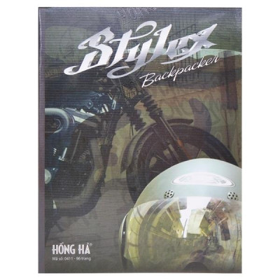 Vở Stylex 4 Ô Ly 96 Trang ĐL 70g/m2 - Hồng Hà 0411 (Mẫu Màu Giao Ngẫu Nhiên)