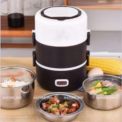 Hộp Đựng Cơm 3 Tầng Có Lõi Hâm Nóng – Thêm Túi Giữ Nhiệt Cao Cấp Chính Hãng miDoctor