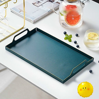 COMBO BỘ BÌNH CỐC THỦY TINH CHỊU NHIỆT VÂN KIM CƯƠNG KÈM ÚP CỐC INOX VÀ KHAY GỖ ( KHAY XANH GIAO NGẪU NHIÊN )