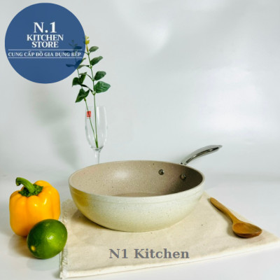 Chảo chống dính sâu Korkmaz Granita 24cm - 2.5 lít - A1273 - Hàng Chính Hãng