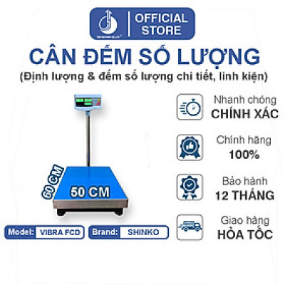 Cân Đếm Số Lượng Vibra FCD - Mặt Bàn Cân 500X600MM