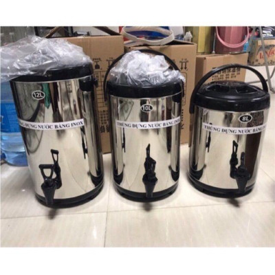 Bình Ủ Trà, Phích Đá, Bình Nước Giữ Nhiệt Inox 304 (6L,8L,10L,12L)