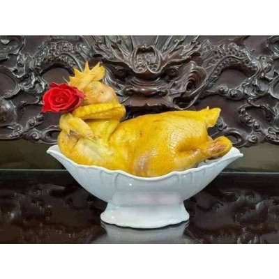 Bát Đựng Gà, Bát Sứ Đựng Gà Thắp Hương Cao Cấp Bát Tràng. Hàng Loại 1 Men Sứ Trắng Sang Trọng - HÀNG CHÍNH HÃNG MINIIN