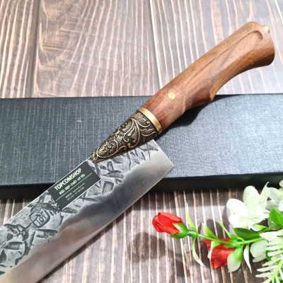 DAO BẾP - DAO THÁI HOA VĂN KHÂU ĐỒNG MÃ A5 DT157 NT topcomshop vn