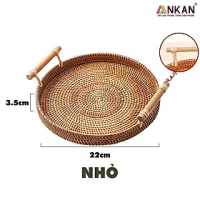 Rổ Đựng Hoa Quả Mây Tre - Giỏ Đựng Đồ Trang Trí, Chắc Chắn, Tự Nhiên