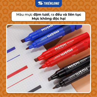 Bút lông dầu Hoshi Thiên Long PM-021/HS - Công nghệ Nhật Bản