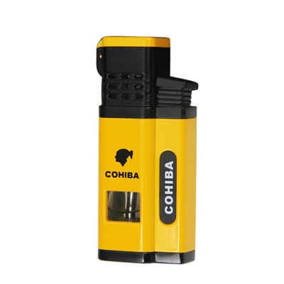 Vỏ Hột Quẹt Bật Lửa Khò 4 Tia  H138 Kèm Đục Thiết Kế Nhỏ Gọn Độc Lạ Sang Trọng - Dùng Gas Đá Cao Cấp