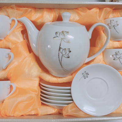 BỘ ẤM CHÉN SỨ PHA TRÀ TRUYỀN THỐNG ( GIAO NGẪU NHIÊN ) - ANTH627