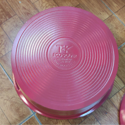 Nồi hầm nhôm đúc Hàn Quốc T&K Eco Solar 24cm thành cao 18cm dung tích 6L đáy từ